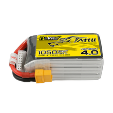 Tattu R-Line Version 4.0 1050mAh 6S1P 22.2V 130C Lipo Battery Pack With XT60 Plug