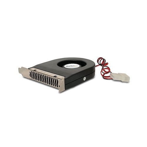Expansion Slot Rear Exhaust Cooling Fan With LP4 Molex Power Connector