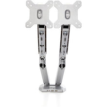 Desk Mount Dual Monitor Arm with USB & Audio Desk Clamp VESA Mount for up to 32 inch Displays 2x USB 2x 3.5mm audio