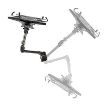 Laptop Desk Mount Monitor and Laptop Mount Articulating VESA Laptop Tray Arm Clamp Grommet Mount