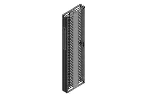 Motive Double-Sided Black Vertical Cable Manager 84"H x 6"W x 23.6"D CPI 32620-703