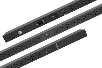 Metered Vertical Mount Power Strips 66.0