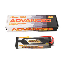 Gens Ace Advanced 6500mAh 3S1P 11.4V 100C HardCase Lipo Battery Pack 60# With EC5 Plug