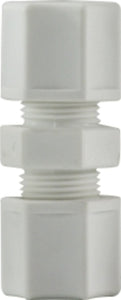 1/2" X 3/8" Polyprop Red Compression Union 17081P