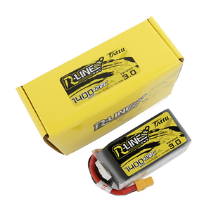 Tattu R-Line Version 3.0 1400mAh 6S1P 22.2V 120C Lipo Battery Pack With XT60 Plug