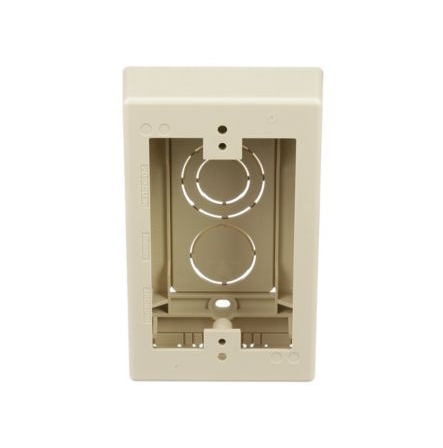 Panduit JBX3510EI-A LD Profile Raceway Single Gang Outlet Box For T-45 Electric Ivory