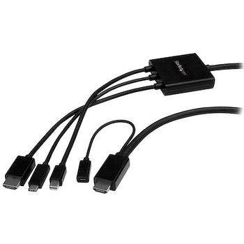 USB-C HDMI or Mini DisplayPort to HDMI Converter Cable 2 m 6 ft