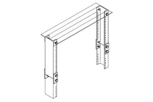 Rack Extension Kit 24"H CPI 10565-124