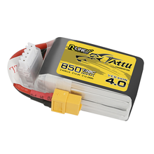Tattu R-Line Version 4.0 850mAh 4S1P 14.8V 130C Lipo Battery Pack With XT60 Plug