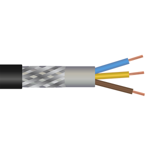 Shipboard Cable TNI-16 8 AWG 3 Conductor Annealed Copper Alloy Coated
