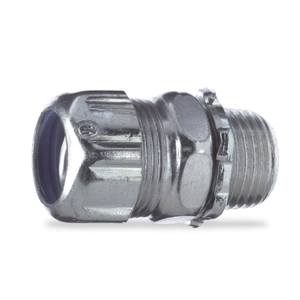 Thomas and Betts 5234-TB 1 in Liquid-Tight Flexible Non-Insulated Metal Conduit Straight Steel Connector