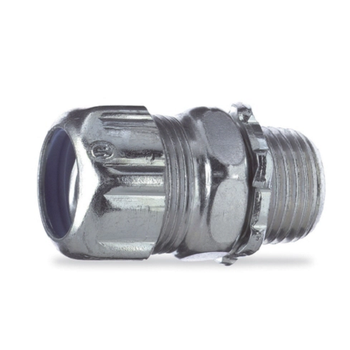 Thomas and Betts 5235 1-1/4 in Liquid-Tight Flexible Non-Insulated Metal Conduit Straight Steel Connector
