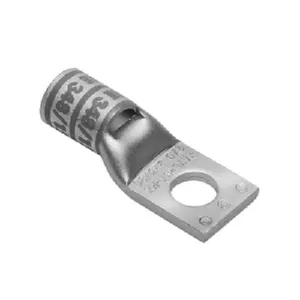 Burndy YAV25LNT38FX 1/0 AWG 3/8" Stud 1 Hole Inspection Window Compression Copper Terminal Lug