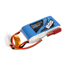 Gens Ace 800mAh 2S1P 7.4V 45C Lipo Battery Pack With JST-SYP Plug