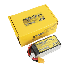 Tattu R-Line Version 4.0 1550mAh 4S1P 14.8V 130C Lipo Battery Pack With XT60 Plug