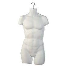 Men's Torso Forms Injection Molded Styrene Econoco MHR26/W