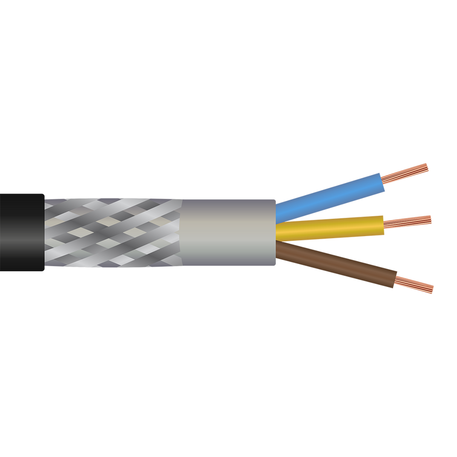 Shipboard Cable MNI-7-4 14 AWG 7 Conductor Thermoplastic Nylon PVC 600V