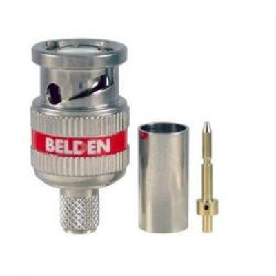 Belden 1505ABHD3 20 AWG RG-59/U Cable Type HD BNC Coax Crimp Connector Red