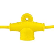 100' 14/3 Plastic Yellow String Light Lamp Holder