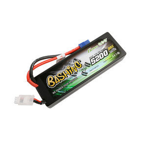 Gens Ace Bashing Series 5200mAh 2S1P 7.4V 35C Car Lipo Battery Pack Hardcase 24# With EC3 Plug