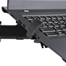 Laptop Desk Mount Monitor and Laptop Mount Articulating VESA Laptop Tray Arm Clamp Grommet Mount