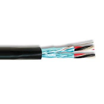 LS E1ACB-181B02PJ00 18 AWG 2P Stranded Bare Copper Overall Shielded PVC 300V Series E1ACB Type PLTC/ITC-ER Cable