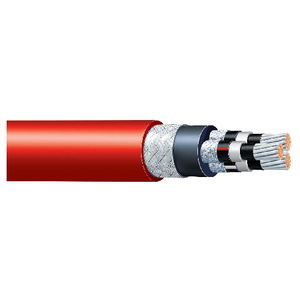 NEK-RFOU3C16-10KV 3 Cores 16 mm² NEK 606 6/10KV RFOU Medium Voltage Shipboard Halogen Free Fire Resistant LSZH Cable