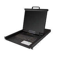 8 Port Rackmount KVM Console w/ 6ft Cables Integrated KVM Switch w/ 19
