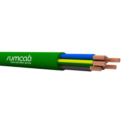 8 AWG 2C Bare Copper Unshielded Halogen-Free Sumsave® (AS) Z1Z1-K 0.6/1kV CPR Flexible Cable