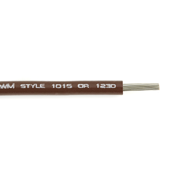 Waytek WRT18 18 AWG 1C 16/30 Stranded Tinned Copper Unshielded PVC UL 1015/1230 MTW AWM Hook-Up Wire