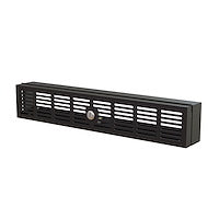 2U Rack Mount Security Cover - Hinged Locking Rack Panel Access Control of 19" Server Rack & Network Cabinet