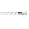 22 AWG 2C 19 Stranded Unshielded M55021 Tinned Copper Ext White XLZH Polyolefin Jacket 105C Aerospace Cable