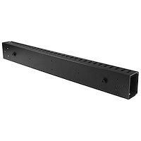 40U Vertical Cable Organizer with Finger Ducts Steel and Plastic (6FT)