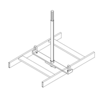 Cable Runway Center Support Kit Black CPI 12362-724