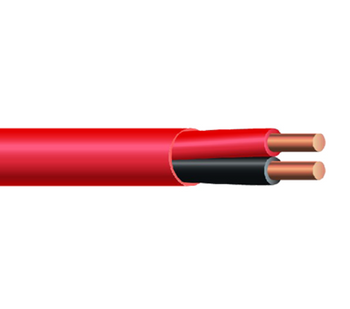 ECS FAG18-04CB0 18 AWG 4C Solid Bare Copper Unshielded PVC 300V 105°C CMG FT4 Fire Alarm Cable