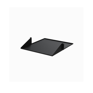 2U 19" 2-Post Network Rack Shelf Mount 20" Deep Center Cantilever Tray Steel Holds Upto 75lb For AV/Data Equipment