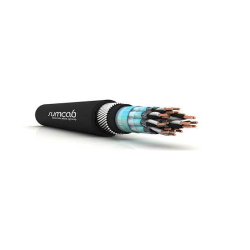 20 AWG 20P Bare Copper Shielded TC Braid PVC Sumline RE-2X(ST)YSWAY PIMF 500V Armored Instrumentation Cable