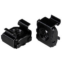 Rack Mount Cage Nuts Black Thread Types 10-32 (Pack of 50)