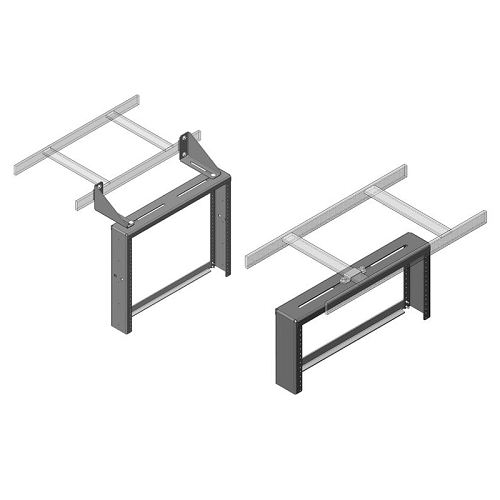 PatchRack For CPI Cable Runway with Side Stringer Brackets 19