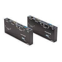 USB VGA KVM Console Extender Over CAT5 UTP (500 ft) Black