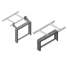 PatchRack For CPI Cable Runway with Cross-Member Brackets 19"W x 16.31"H Black CPI 13394-708