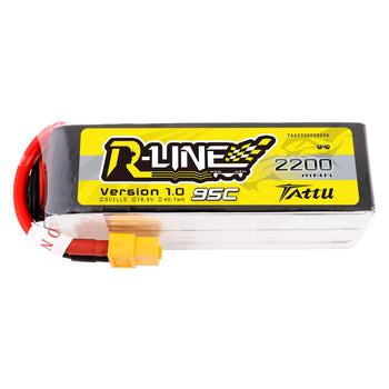 Tattu R-Line 2200mah 5S1P 18.5V 95C FPV Lipo Battery With XT60 Plug For 7