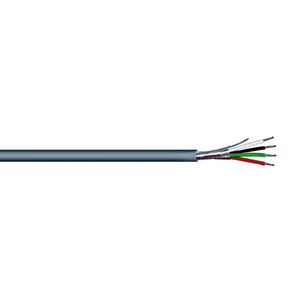 ECS E16-04CA1 16 AWG 4C Stranded Tinned Copper Drain Shielded Al Foil PVC CMG 600V Electronic Cable