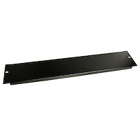 2U Rack Blank Panel for 19" Server Racks and Cabinets Steel Black