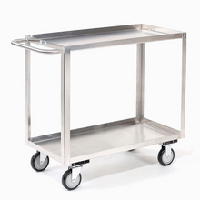 Stainless Steel Stock Cart w/2 Shelves 1200 lb. Capacity 48"L x 24"W x 35"H Jamco XB248-U5