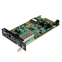 Gigabit Ethernet Fiber Media Converter Card Module with Open SFP Slot supports MSA-Compliant Single