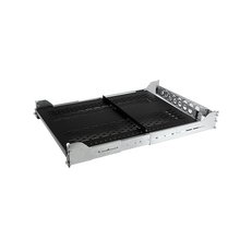 2U 19” Vented Sliding Server Rack Tray Shelf 24" Deep Holds Upto 125lb With Cable Management Arm For Equipment Rack