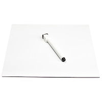 9.5” x 10.5” (24 cm x 27 cm) Magnetic Project Mat Dry Erase Sheet & With Marker Magnetic Rubber and PVC