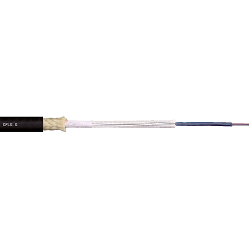 Igus Chainflex® CFLG-G Stranded GRP Rod Gel-filled Shield Braid TPE Fiber Optical Cable