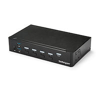 4-Port HDMI KVM Switch USB 3.0 1080p Sharing Additional Peripheral Devices